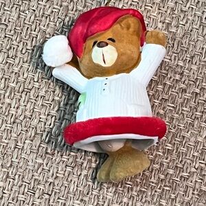 Jasco Soft ‘N Snoozy Chimers Sleepy Bear Bisque Porcelain Bell Ornament